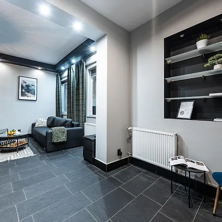 Livingroom Oficyna Self Check-in 24h Apartment Kattowitz