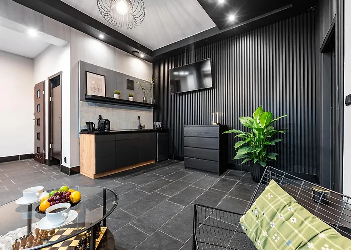 Livingroom Oficyna Self Check-in 24h Daire