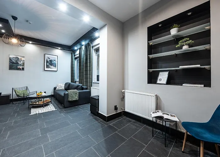 Livingroom Oficyna Self Check-in 24h דירה קטוביץ